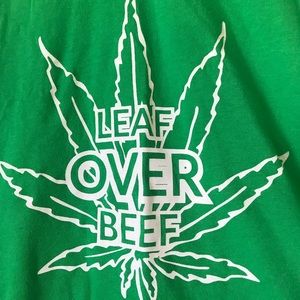 Leaf over beef t shirt